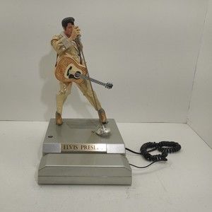 Vintage 1996 Elvis Presley Limited Edition TeleMania Telephone Silver Tested